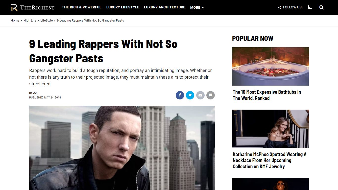 9 Leading Rappers With Not So Gangster Pasts | TheRichest